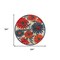 Edge Collections - 8' - Multicolor - Floral Area Rug Round for Indoor and Outdoor Use - 1 Piece